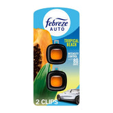 2ct Febreze Auto Tropical Beach