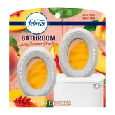 Febreze Bathroom Air Freshener Juicy Summer Peaches - 2ct: Non-Powered, Oil, Air Fresheners