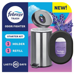 Febreze Trash Twilight Lavender Air Freshener Starter Kit: Oil, 2-Pack, Non-Powered