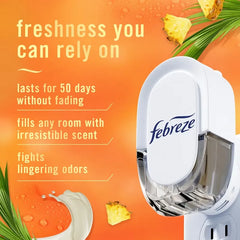 Febreze Luxe Plug Dual Air Freshener Refills - Tropical Blend - 1.75 fl oz/2ct: Electric, Oil