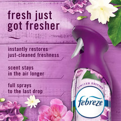 Febreze Odor-Fighting Air Freshener Lilac Sunrise - 2ct: Aerosol, Non-Powered