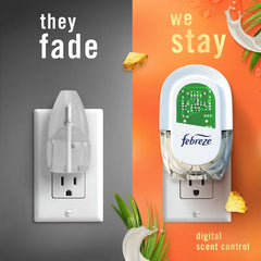 Febreze Luxe Plug Dual Air Freshener Refills - Tropical Blend - 1.75 fl oz/2ct: Electric, Oil