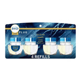 Febreze Plug Quadruple Air Freshener Refills - Ocean - 3.48 fl oz/4pk