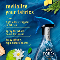 Febreze Odor-Fighting Fabric Refresher - Ocean - 27 fl oz: Multi-Surface Application, Dye-Free, Phthalate-Free, Ready to Use