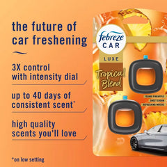Febreze Luxe Car Air Freshener - Tropical Blend - 0.14 fl oz/2ct: Oil, Non-Powered