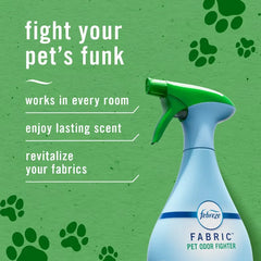Febreze Fabric Pet Odor Eliminator - 23.6 fl oz: Dye-Free, Phthalate-Free, Multi-Surface, Ready to Use