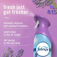 Febreze Mist Air Freshener - Twilight Lavender - 8.1oz: Aerosol, Non-Powered, 1-Pack