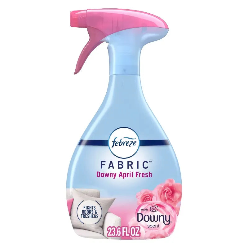 Febreze Fabric Downy Air Freshener - April Fresh - 23.6 fl oz: Dye-Free, Phthalate-Free, Multi-Surface