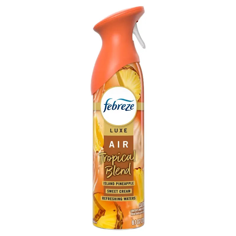 Febreze Luxe Air Mist - Tropical Blend - 8.1oz: Clear, Disposable, Non-Powered