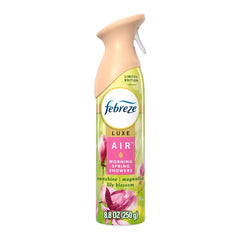 Febreze Luxe Air Mist - Morning Spring Showers - 8.8oz: Aerosol, Non-Powered