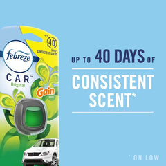 Febreze Car Air Freshener Vent Clip - Berry & Bramble - 0.13 fl oz/2pk: Oil-Based, Disposable, Adjustable Scent